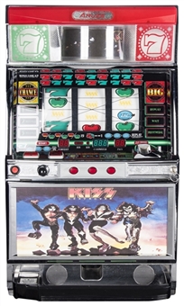 Vintage 32-Inch High KISS Slot Machine